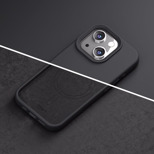 Etteri Silikona Mag maciņš for iPhone 15 6,1" melns