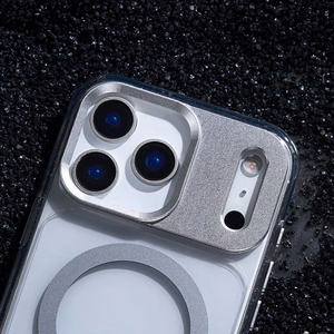 Moshi iGlaze MagSafe vāciņš ierīcei iPhone 17 Pro Max, “Luna Silver” krāsā