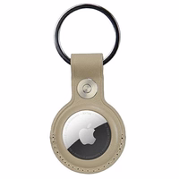 Audi Sintētiskās ādas AirTag apvalks - bēšs