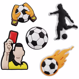 3D uzlīme Football 5 gab. komplekts