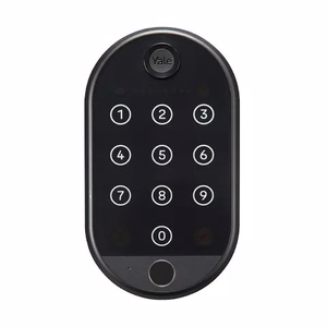 Yale 05/303000/BL Smart Keypad 2 – ciparu tastatūra ar pirkstu nospiedumu lasitāju, melna