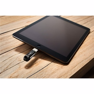 SanDisk 00183589 USB zibatmiņas disks 256 GB USB Type-A / Lightning 3.2 Gen 1 melns, sudrabs