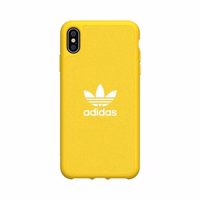 Adidas veidots apvalks auduma apvalks iPhone Xs Max - dzeltens