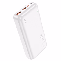 Portatīvais lādētājs (m) Hoco 20000 mAh QC PD 3A 22,5W J101A balts