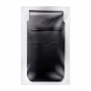 ROYAL - Leather universal flap pocket / black - Size XL - IPHONE 11 / 12 / 13 / SAMSUNG S7 EDGE