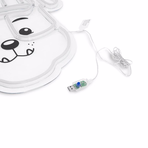Piekarināms Paw Patrol LED neona gaismeklis uz organiskā stikla – Rubble OW-130446