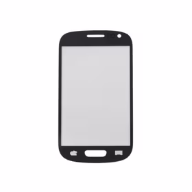 Outer Screen Glass Compatible With Samsung I8190 S3 Mini Black HQ