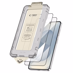 Rūdīts stikls TECH-PROTECT QUICK SET+ 2-PACK GALAXY S26 melns