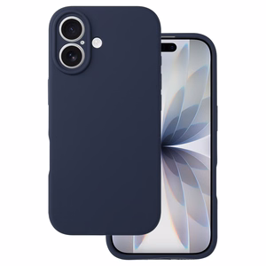 Silicone Lite viedtālruņa apvalks iPhone 17 tumši zils