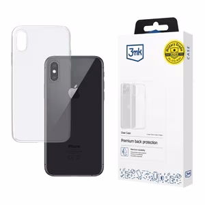 3mk Clear Maciņš for iPhone X - caurspīdīgs