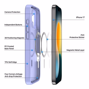 Korpuss Dux Ducis Yind Apple iPhone 17 violets