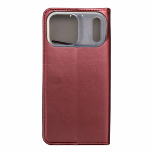 Flip case for iPhone 17 PRO MAX Smart Magneto burgundy