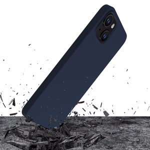 3mk Silikona apvalks iPhone 15 - tumši zils