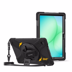 Izturīgs aizsargvāciņš Crong Defender Plus Samsung Galaxy Tab A11+ 10,9″ (X230/X235/X236), melns