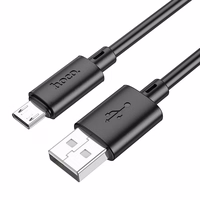 Kabelis USB A uz Micro USB Hoco 2,4A 1 m X88 melns