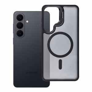 Maciņš priekš Samsung S26 PLUS Forcell F-Protect Shadow Stand Premium saderīgs ar MagSafe melns