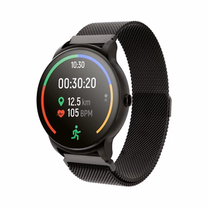 Forever viedpulkstenis ForeVive 2 SB-330 melns ar Bluetooth skaļruni 3W