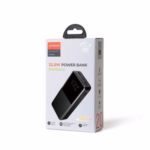 Внешний аккумулятор Joyroom (JR-QP192) 20000mAh (2xUSB; 1xUSB-C; 22.5W) чёрный