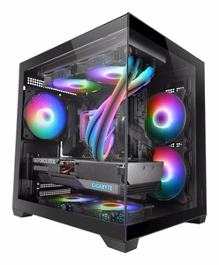 Mars Gaming MC-VIEW2 Mini Tower melns