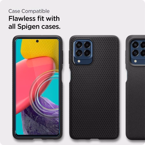 Spigen ALM Glass FC закалённое стекло для Samsung Galaxy M53 5G - чёрный
