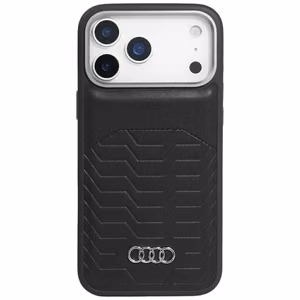 Audi GT Synthetic Leather MagSafe Чехол для iPhone 17 Pro - чёрный
