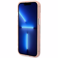 Karl Lagerfeld KLHMP14MHKCP iPhone 14 Plus 6.7 "cietais apvalks rozā / rozā Karls & Choupette Alumīnijs Magsafe