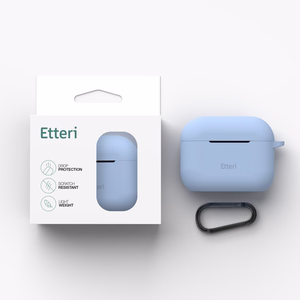 Etteri silikona maciņš AirPods Pro 3 gaiši zils