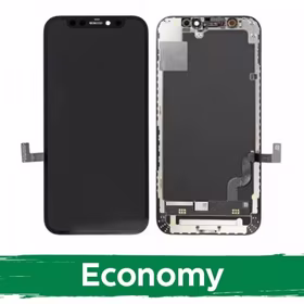 LCD Displejs Saderīgs ar iPhone 12 Mini Melns (INCELL / Economy)