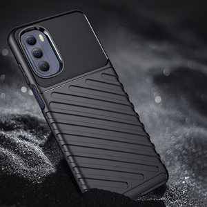 Thunder Case гибкий бронированный чехол для Motorola Moto G Stylus 2022 чёрный