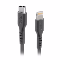 SBS TECABLELIGTC1K USB-C - Lightning kabelis 1 m - melns