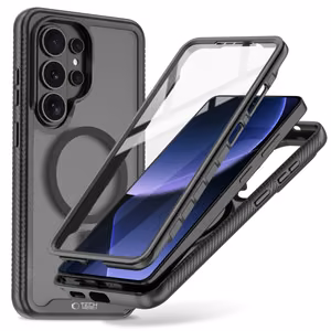 Tech-Protect Defense MagSafe Maciņš for Samsung Galaxy S26 Ultra - melns