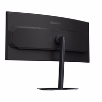 GIGABYTE G34WQC2 34" WQHD izliekts spēļu monitors - 3440 x 1440, 1500R, 200 Hz, 1 ms, 450 cd/m2, AMD FreeSync Premium, DisplayHDR 400, HDMI 2.0, Displayport 1.4