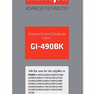 Activejet AC-G490BK – black ink bottle, replaces Canon GI-490BK, 135 ml, Supreme, 6000 pages
