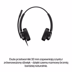 HP Poly Mission 425 USB vadu austiņas ar mikrofonu