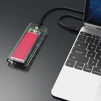 Orico TCM2-C3 M.2 NVME uz USB-C 10Gb/s disku ierīce - sarkana