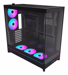 MONTECH HS02 PRO MidiTower Case product features Removeable HDD basket/Transparent panel Not included ATX MicroATX MiniITX Colour Black HS02PRO(B)