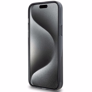 Karl Lagerfeld gredzena statīva Karl Head MagSafe viedtālruņa apvalks iPhone 15 Plus / 14 Plus - melns