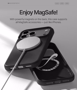 Case Mercury Pure Magsafe Silicon Case Apple iPhone 17 Pro black
