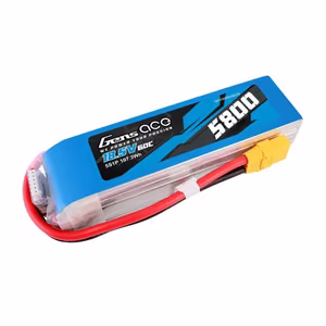 Gens Ace 5800 mAh 60C 18,5 V 5S1P LiPo akumulatoru komplekts ar XT90 savienotāju