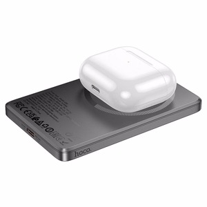 Portatīvais lādētājs saderīgs ar MagSafe Hoco 5000 mAh QC PD 2A 20W Q26 metāla pelēka