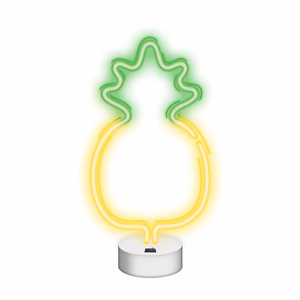 Neon LED on a statīvs PINEAPPLE dzeltens zaļš NNE05 Neolia