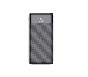VEGER portatīvais lādētājs 10000 mAh L11 (W1087) melna