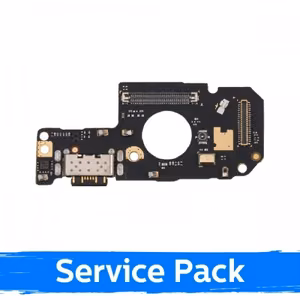 Uzlādes ports saderīgs ar Xiaomi Redmi Note 11 / Note 11S / Poco M4 Pro 4G / Note 12S ar elastīgo kabeli / Plata (Service Pack)