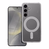 CLEAR MAG COVER viedtālruņa apvalks, saderīgs ar MagSafe, paredzēts SAMSUNG S24, caurspīdīgs