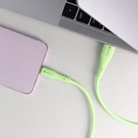 FORCELL F-ENERGY C342 kabelis USB A uz Type C QC4.0 3A 66W Silikona 1 m zaļš