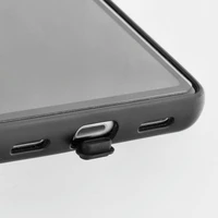 Lightning uzlādes ligzdas vāciņš ar turētāju melns