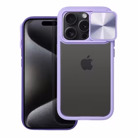 SLIDER viedtālruņa apvalks IPHONE 15 Pro Max violets