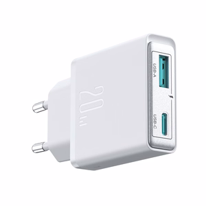 Joyroom tīkla lādētājs JR-TCF14 (A+C) Super Slim 20W (balts)