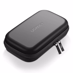 Ugreen 40707 storage drive case Pouch case EVA (Ethylene Vinyl Acetate) melns