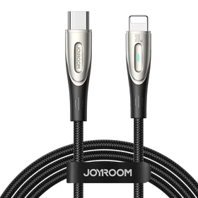 Joyroom Star-Light Series SA27-CL3 USB-C / Lightning 30W 1.2m kabelis - melns